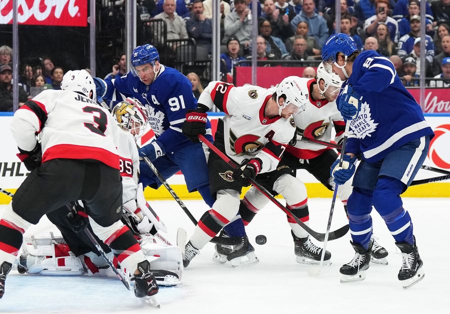 NHL: Ottawa Senators at Toronto Maple Leafs