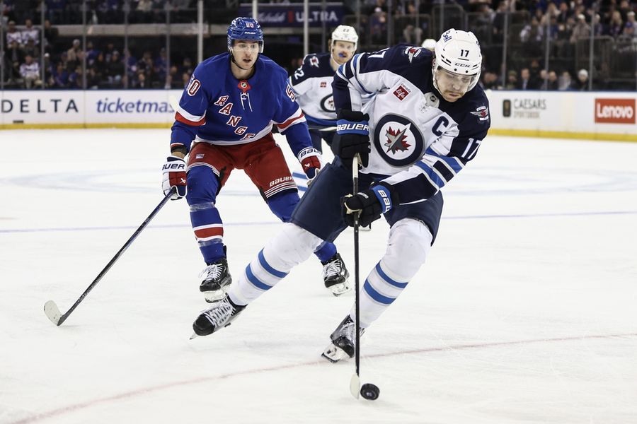 NHL: Winnipeg Jets at New York Rangers