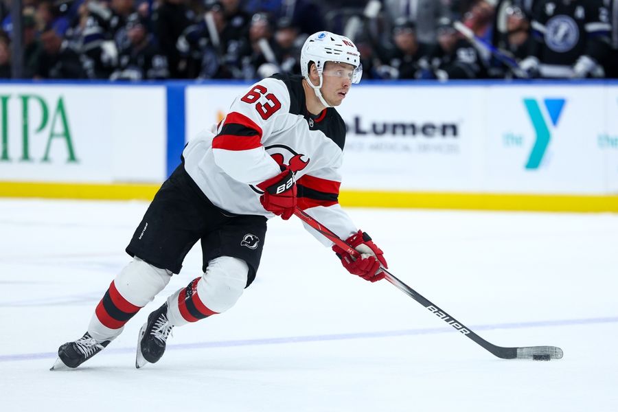 NHL: New Jersey Devils at Tampa Bay Lightning