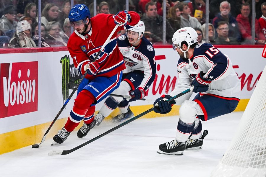 NHL: Columbus Blue Jackets at Montreal Canadiens