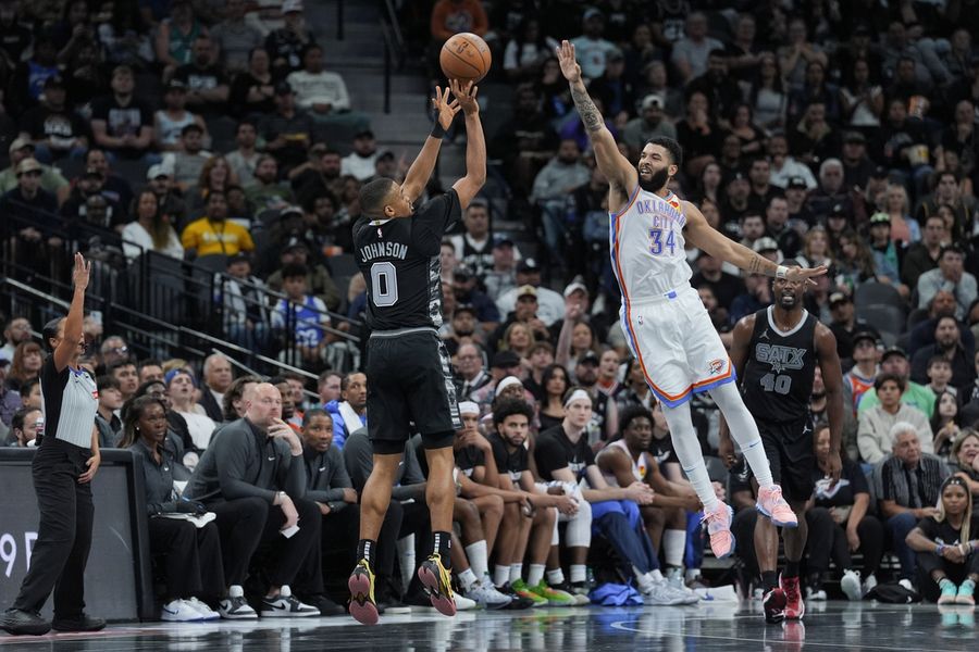 NBA: Oklahoma City Thunder at San Antonio Spurs