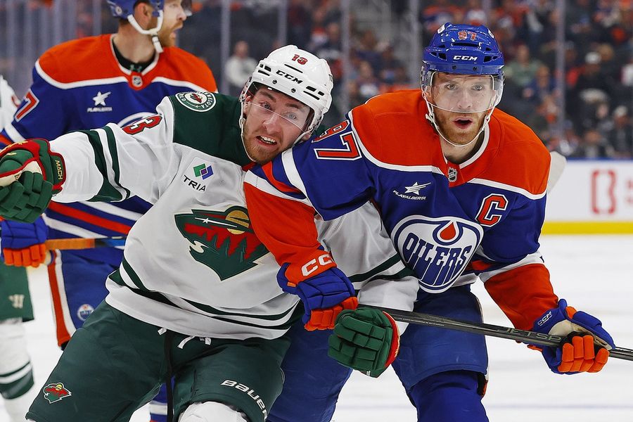 NHL: Minnesota Wild at Edmonton Oilers