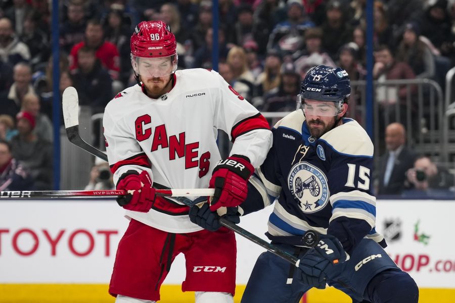 NHL: Carolina Hurricanes at Columbus Blue Jackets