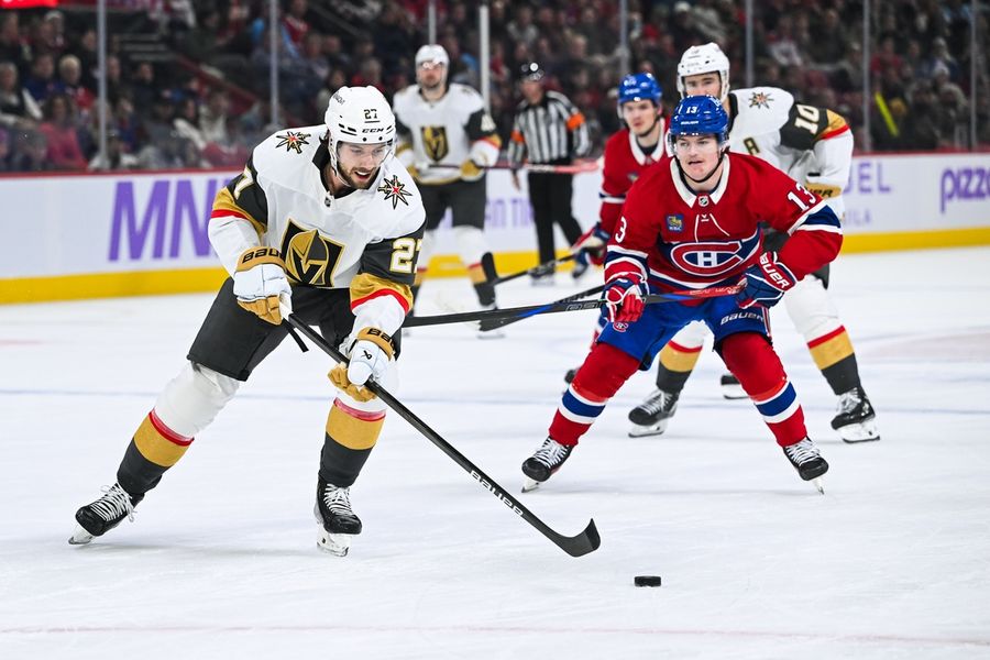 NHL: Vegas Golden Knights at Montreal Canadiens