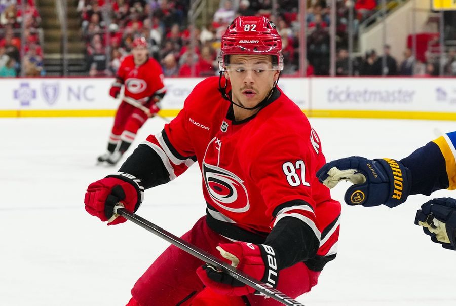 NHL: St. Louis Blues at Carolina Hurricanes