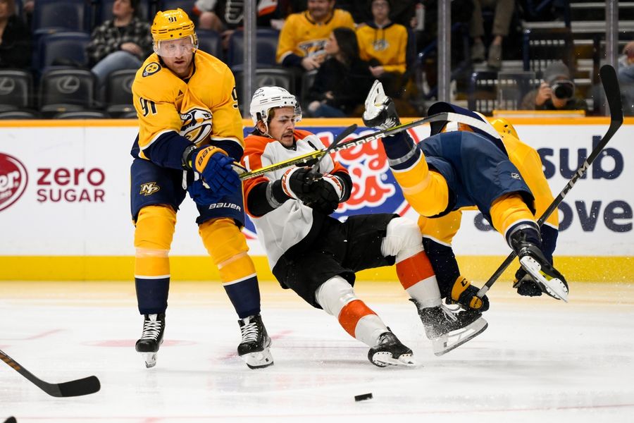 NHL: Philadelphia Flyers at Nashville Predators