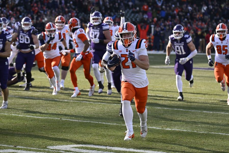 NCAA Football: Illinois at Northwestern