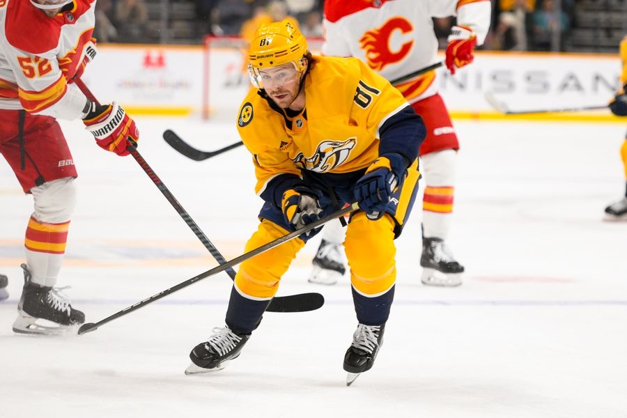 NHL: Calgary Flames at Nashville Predators