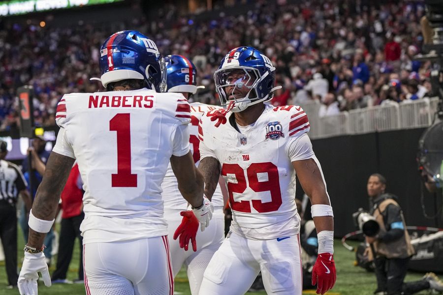 Giants WR Malik Nabers, RB Tyrone Tracy Jr. out of practice