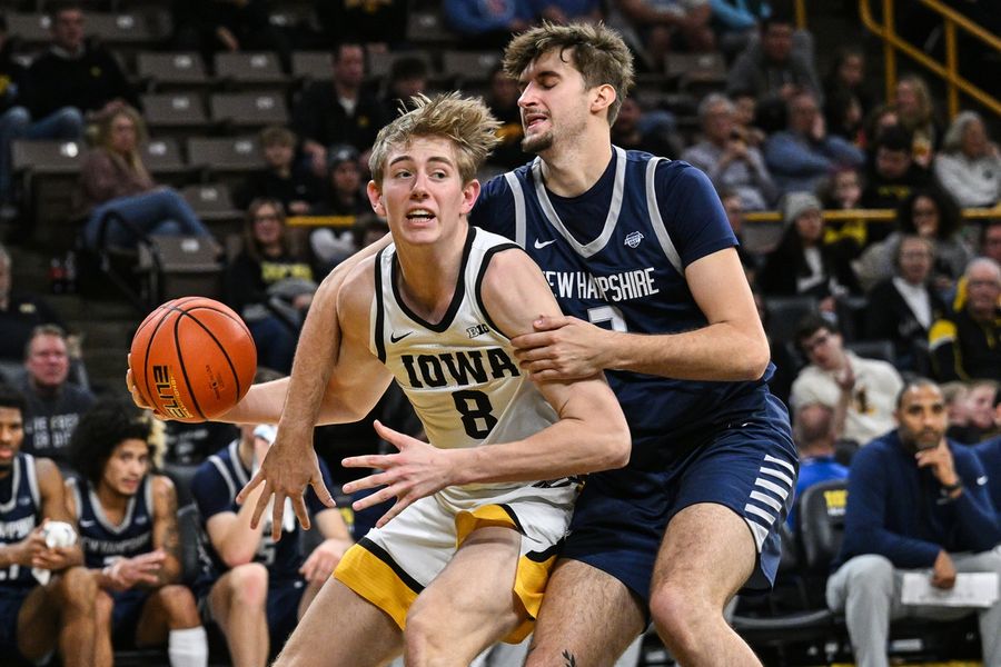 Hot-shooting Iowa manhandles New Hampshire