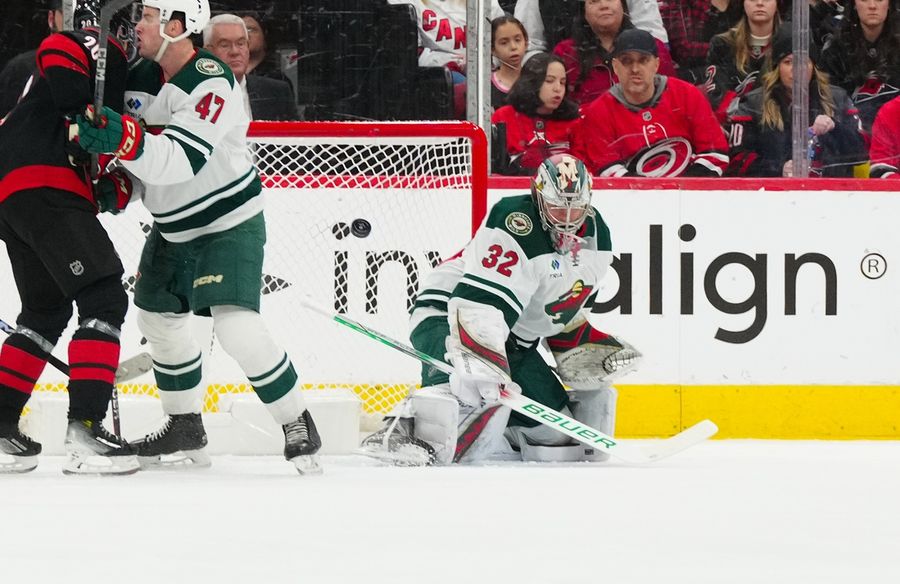 NHL: Minnesota Wild at Carolina Hurricanes