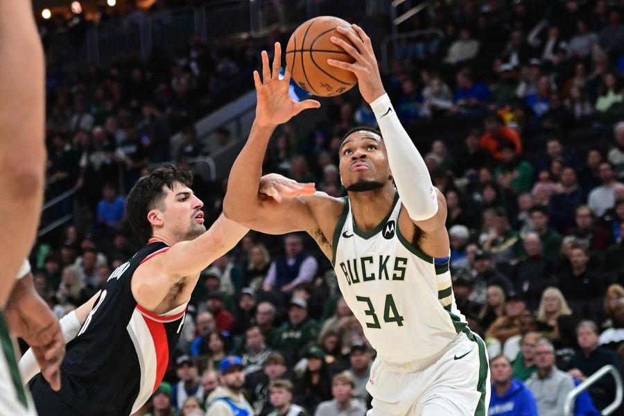 NBA: Portland Trail Blazers at Milwaukee Bucks