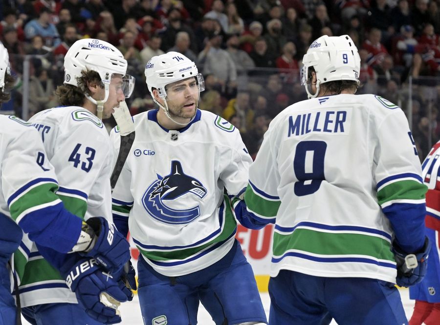 NHL: Vancouver Canucks at Montreal Canadiens