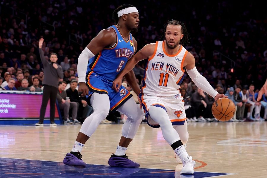 NBA: Oklahoma City Thunder in New York Nax