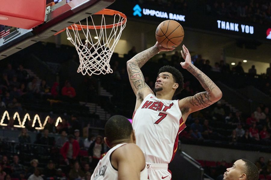 NBA: Miami Heat at Portland Trail Blazers
