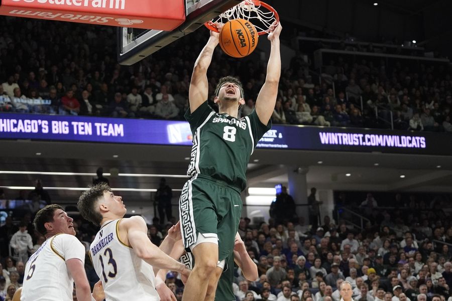 NCAA Basketball: Michigan State at Northwestern