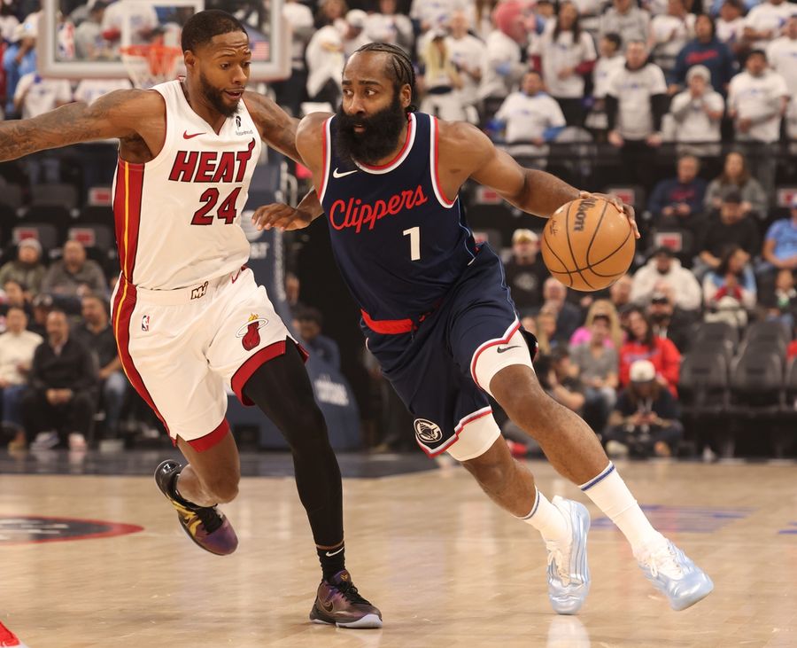 NBA: Miami Heat at Los Angeles Clippers