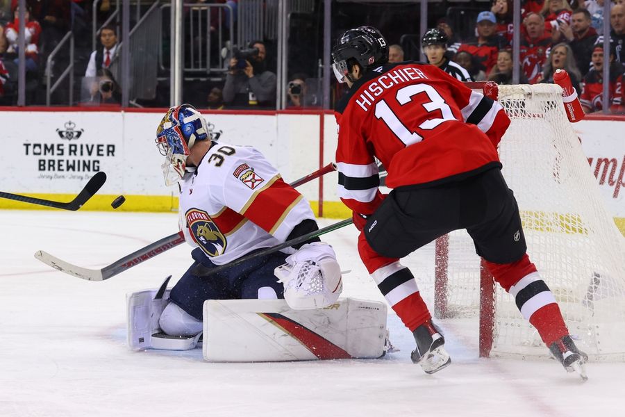 NHL: Florida Panthers at New Jersey Devils