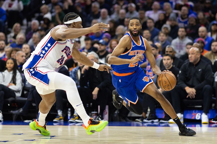 NBA: New York Knicks at Philadelphia 76ers