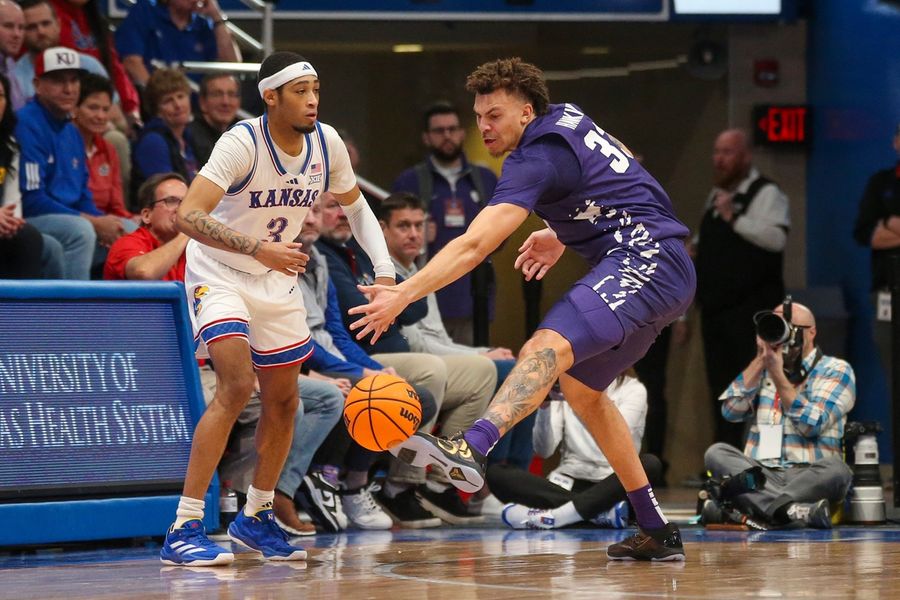 NCAA Basketball: Kansas State at Kansas