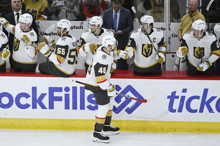 NHL: Vegas Golden Knights at Chicago Blackhawks