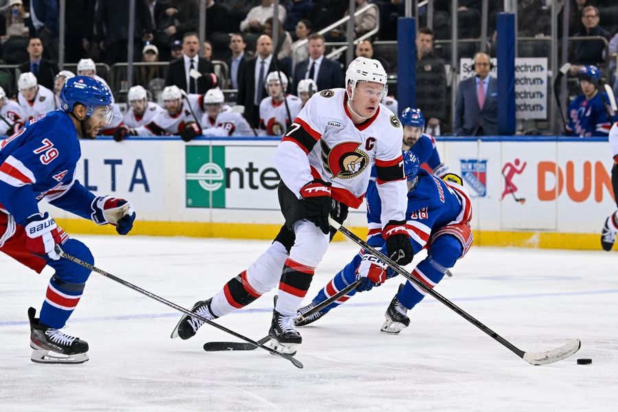 NHL: Ottawa Senators at New York Rangers