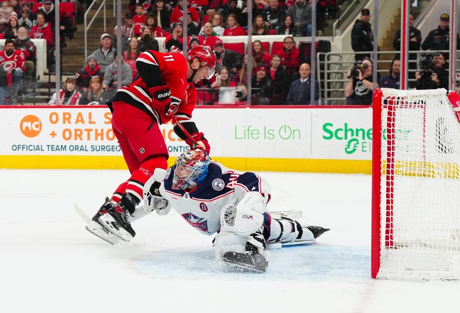 NHL: Columbus Blue Jackets at Carolina Hurricanes