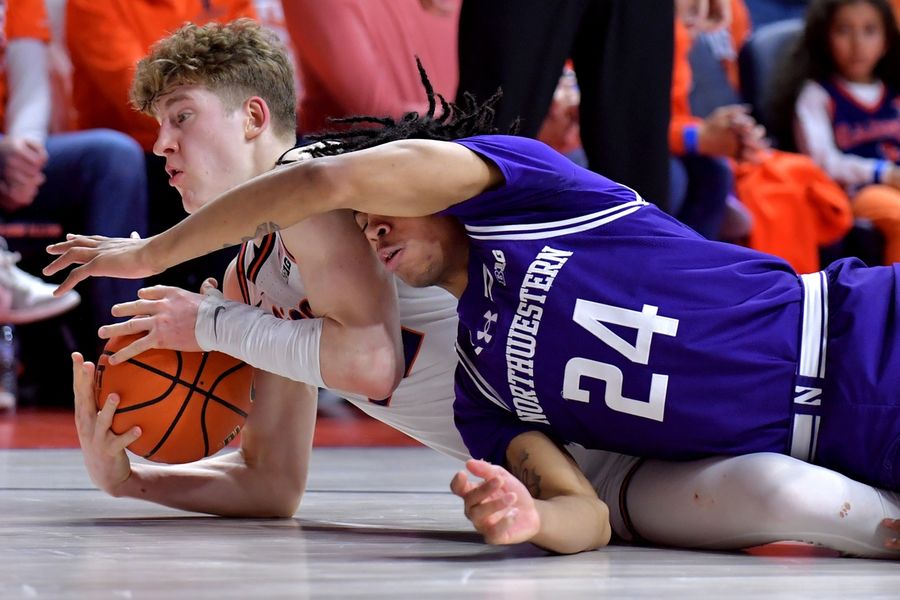 NCAA Basketball: Northwestern at Illinois