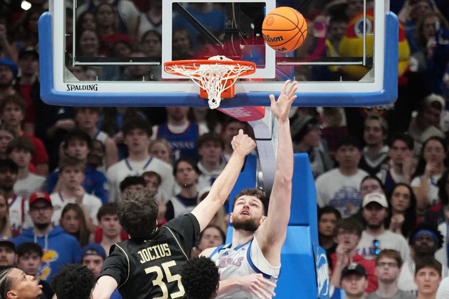 NCAA Basketball: Central Florida at Kansas