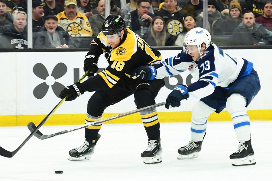 NHL: Winnipeg Jets at Boston Bruins