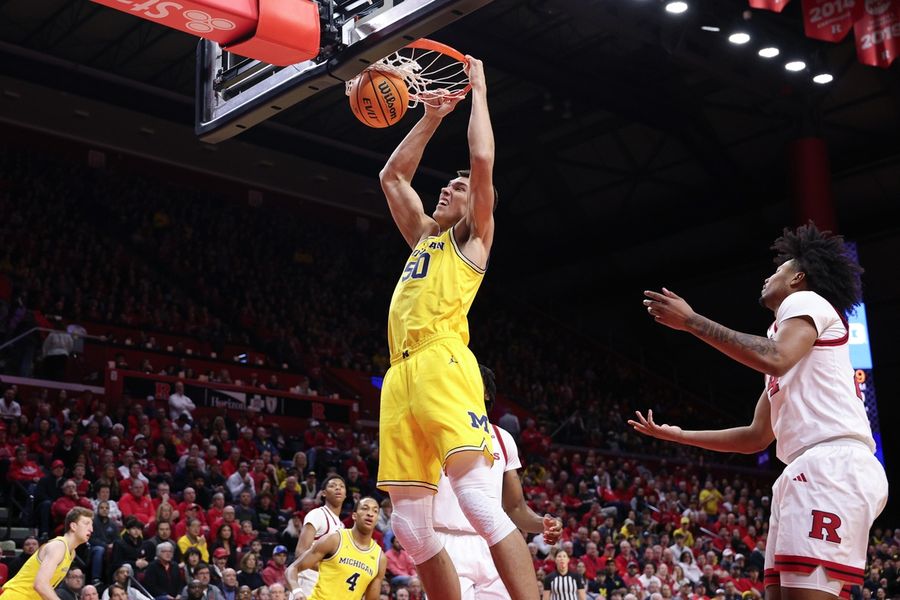 NCAA Basketball: Michigan at Rutgers