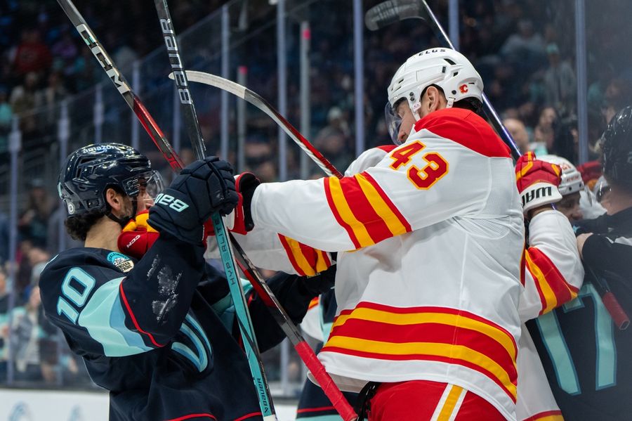 NHL: Calgary Flames at Seattle Kraken