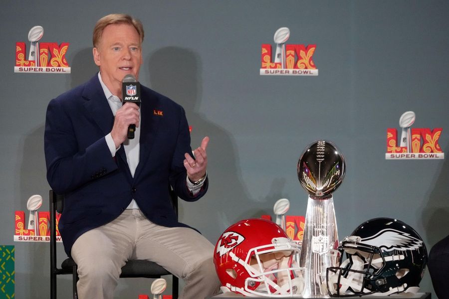 NFL: Super Bowl LIX-Commissioner Roger Goodell Press Conference