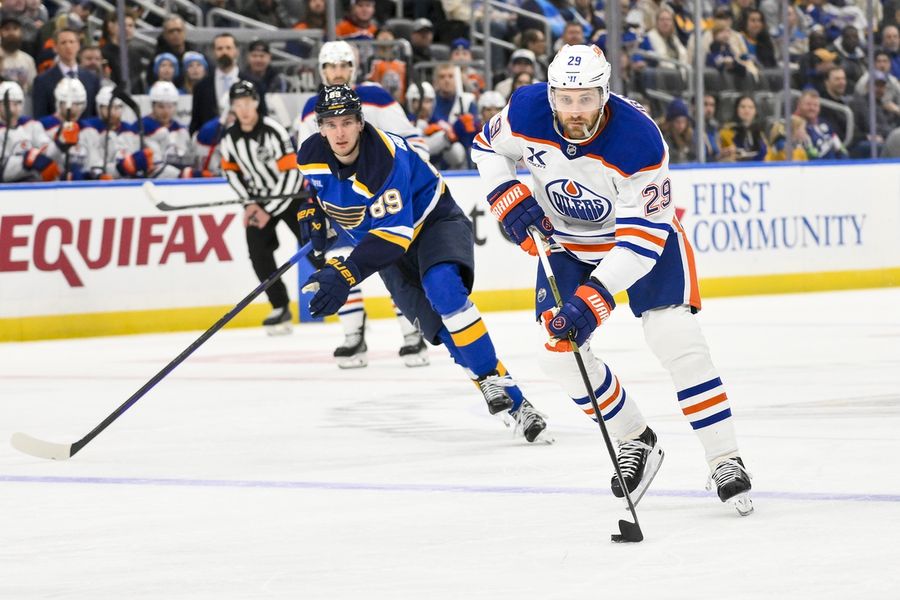 NHL: Edmonton Oilers at St. Louis Blues
