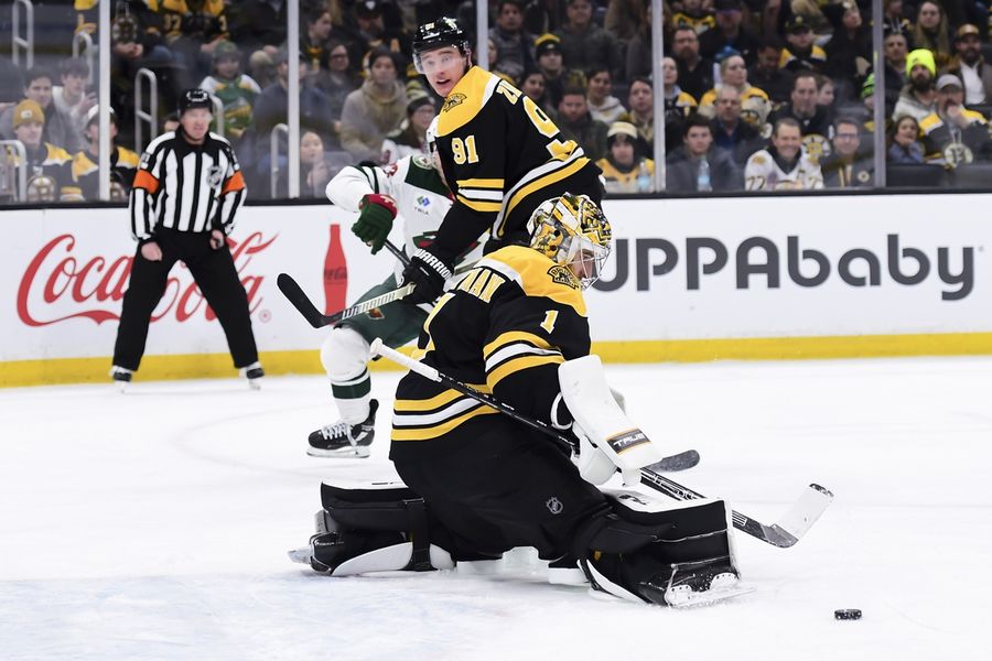NHL: Minnesota Wild at Boston Bruins