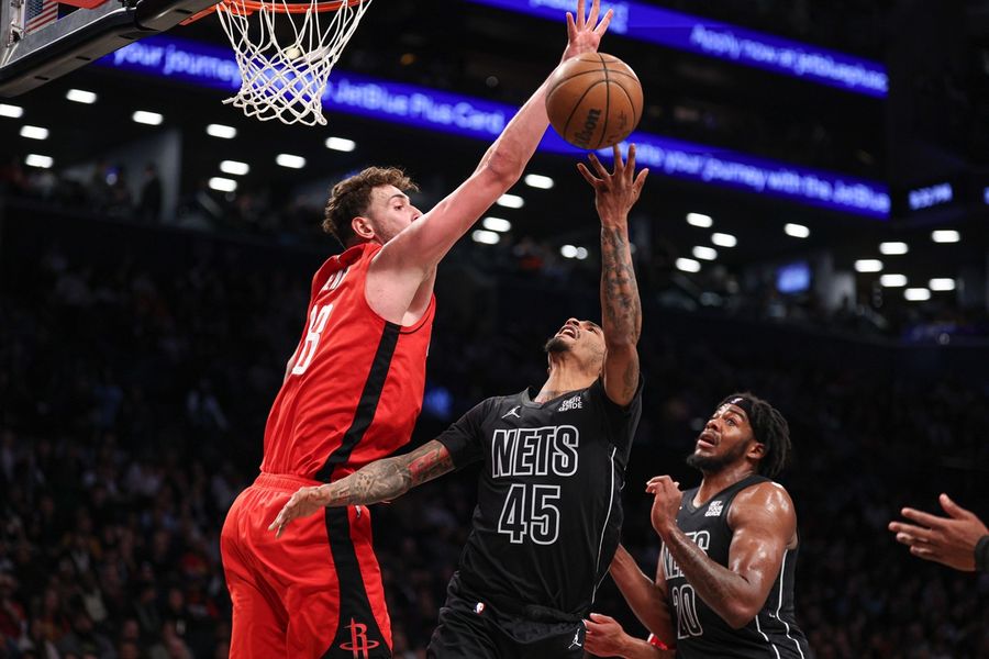 NBA: Houston Rockets at Brooklyn Nets