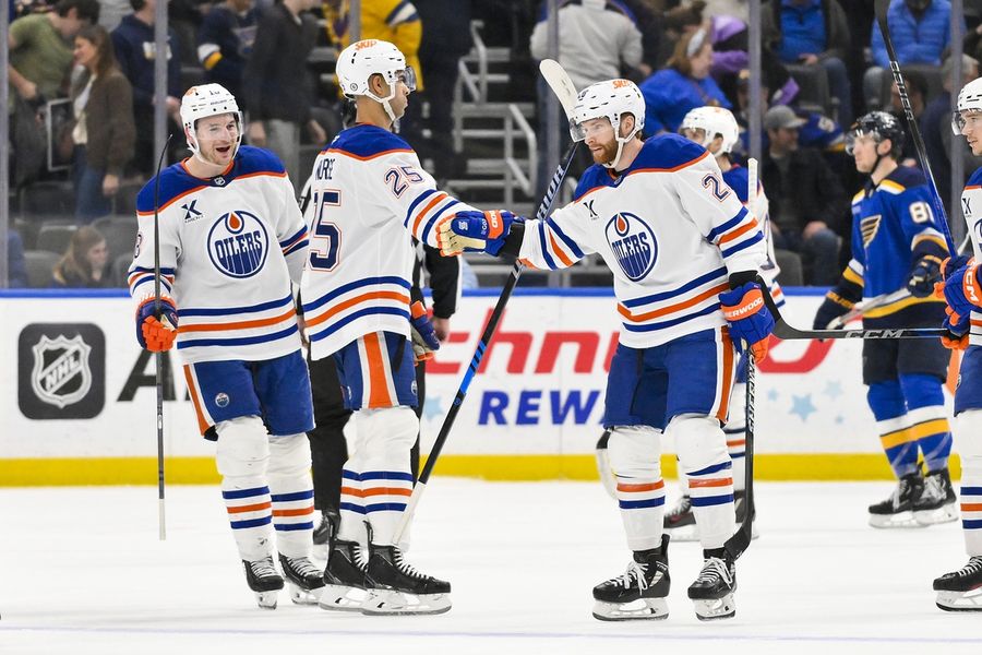 NHL: Edmonton Oilers at St. Louis Blues