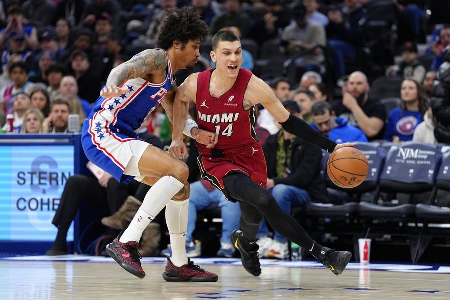 NBA: Miami Heat at Philadelphia 76ers