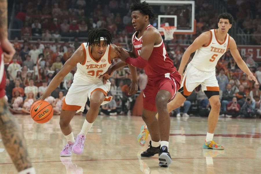 NCAA Basketball: Arkansas in Texas