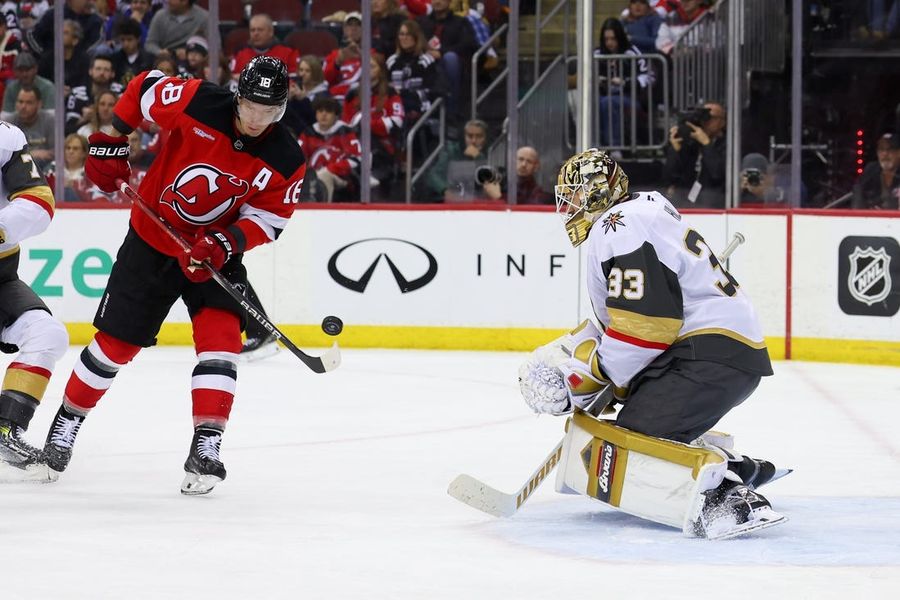 NHL: Vegas Golden Knights at New Jersey Devils