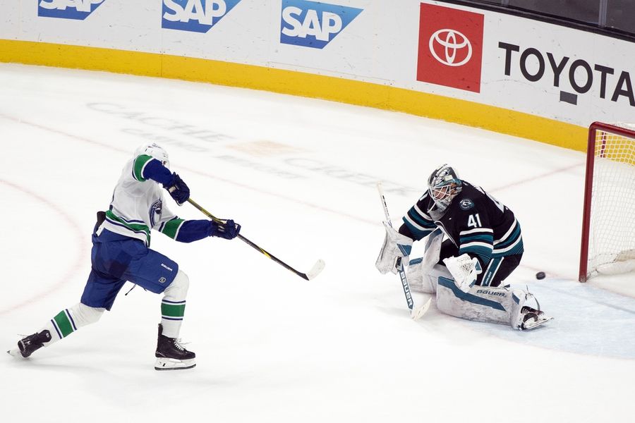 NHL: Vancouver Canucks at San Jose Sharks