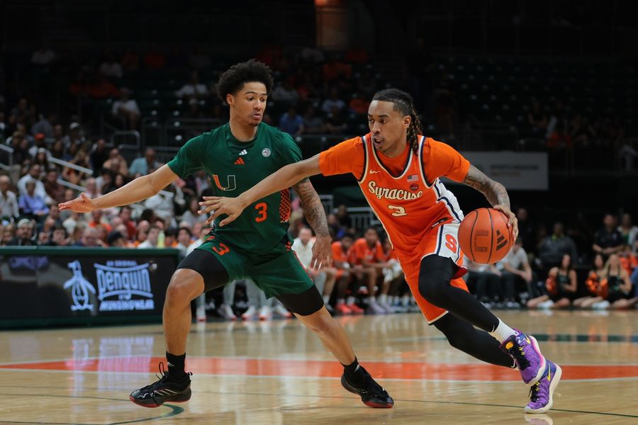 NCAA Basketball: Syracuse at Miami (FL)