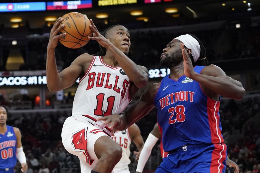 NBA: Detroit Pistons at Chicago Bulls