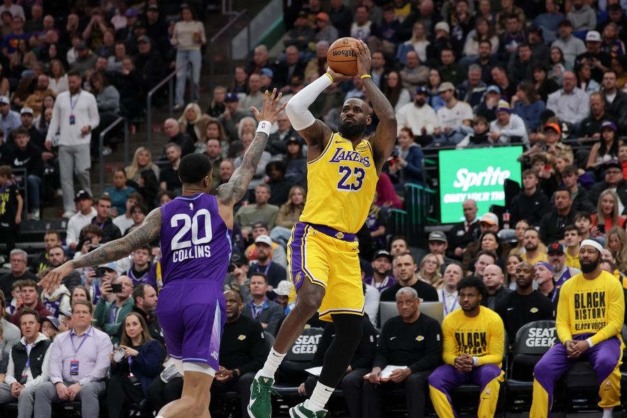 NBA: Los Angeles Lakers at Utah Jazz