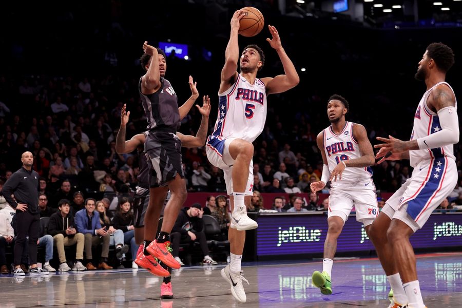 NBA: Philadelphia 76ers at Brooklyn Nets