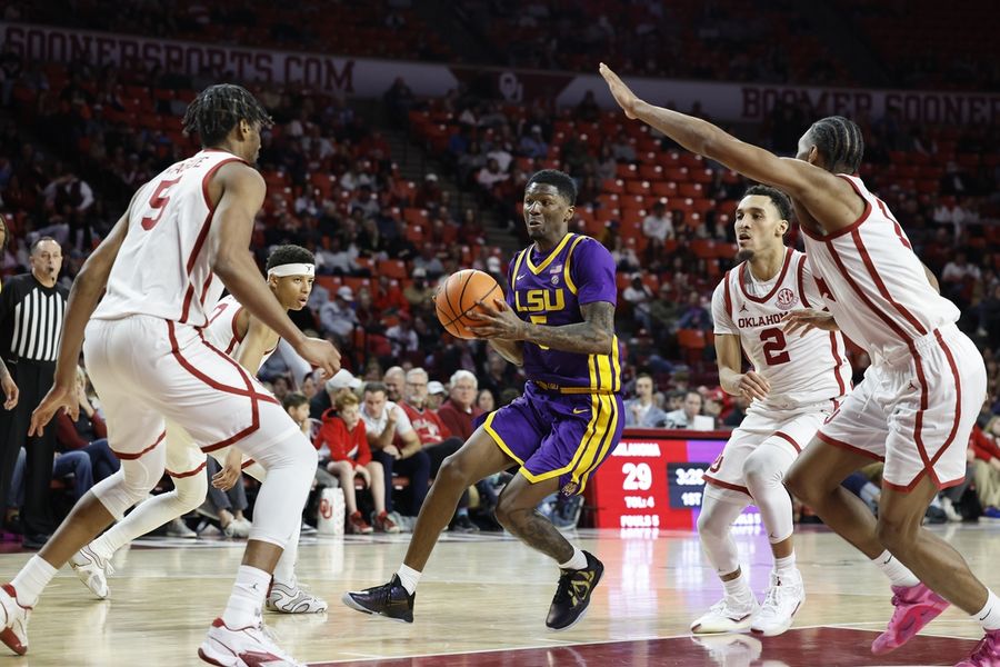 NCAA Basketball: Louisiana State at Oklahoma