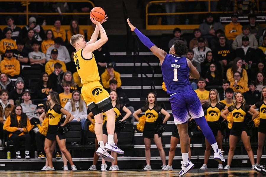 NCAA Basketball: Washington at Iowa