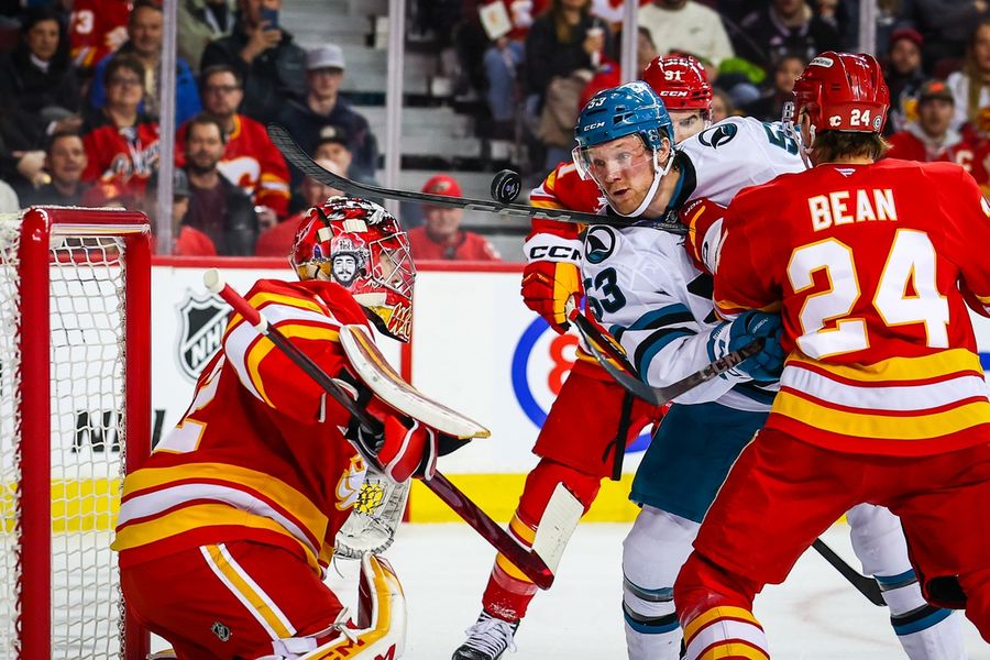 NHL: San Jose Sharks at Calgary Flames