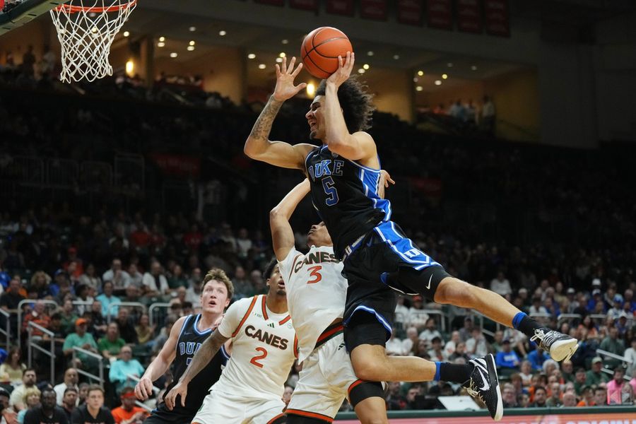 NCAA Basketball: Duke at Miami (FL)