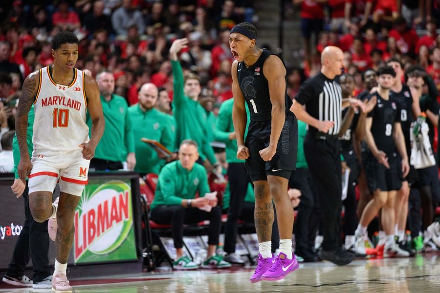 NCAA Basketball: Michigan State at Maryland